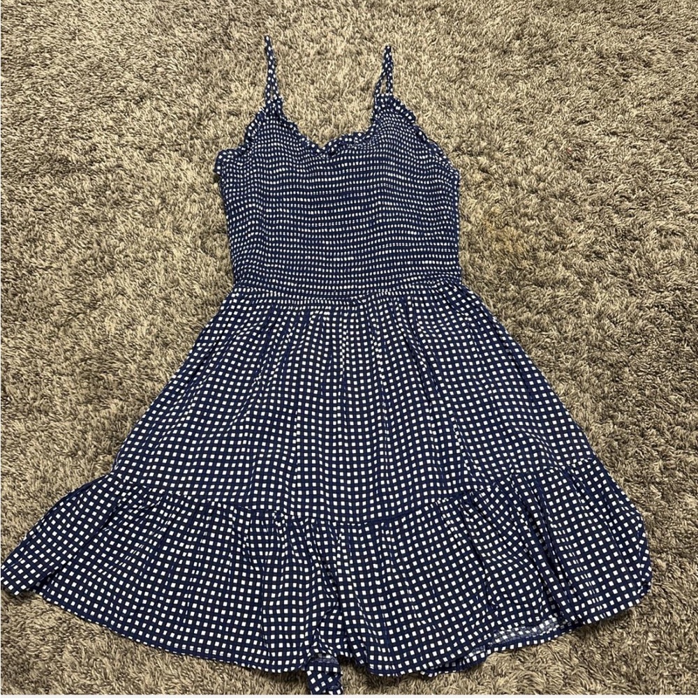 Navy mini dress